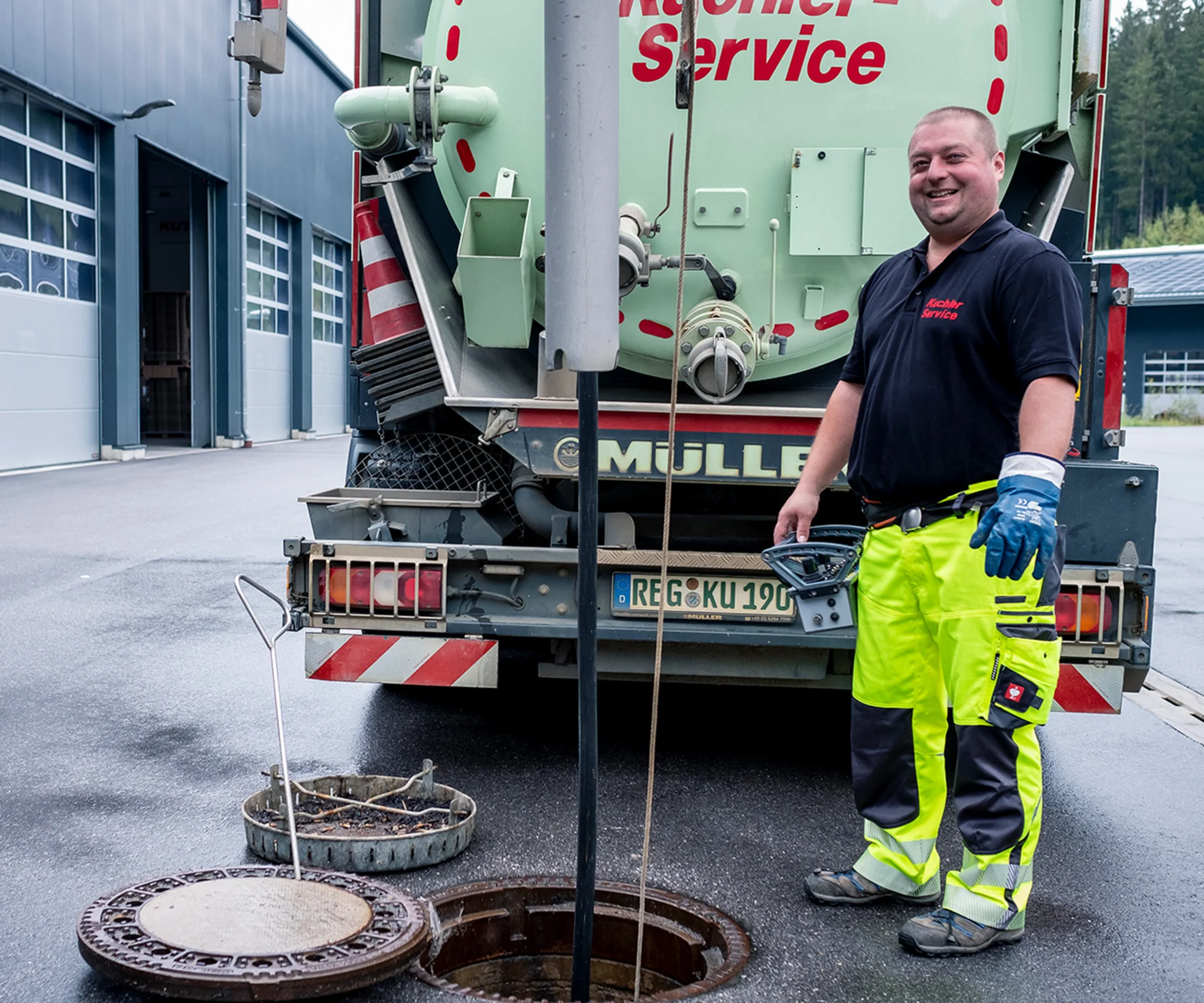 Über Kuchler Kanalreinigung Falkenfels