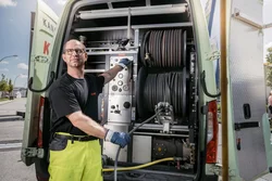 Ablauf einer Kanalreinigung in Falkenfels